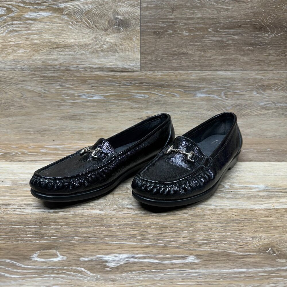 SAS Tripad Metro Black Patent Leather Loafer Women s Size 9.5